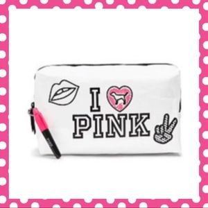 PINK Victoria’s Secret Writable Make-Up Bag